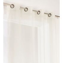 Voilage à œillets LINETTE 145x240 cm Ecru